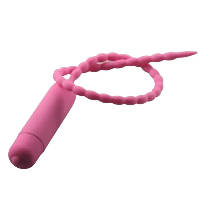 Long Vibrating Beaded Plug Male Sex Toy Lovegasm Anal