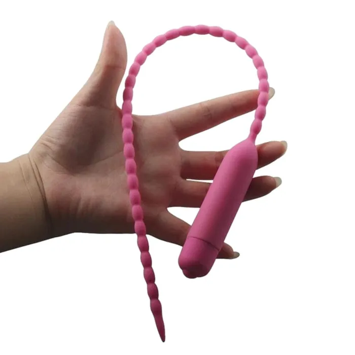 Long Vibrating Beaded Plug Male Sex Toy Lovegasm Anal