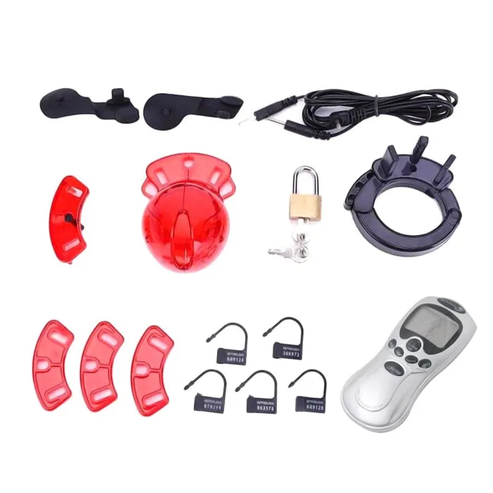 Lovegasm Male Sex Toys Electric High Intensity Shock Cuckold Cage