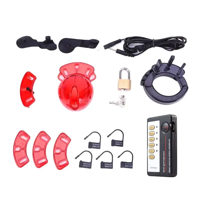 Lovegasm Male Sex Toys Electric High Intensity Shock Cuckold Cage