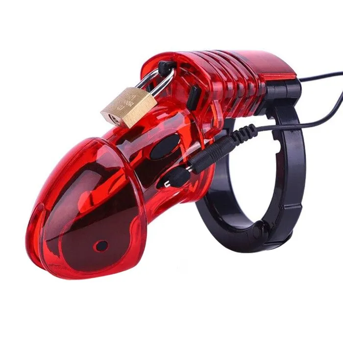 Lovegasm Male Sex Toys Electric High Intensity Shock Cuckold Cage