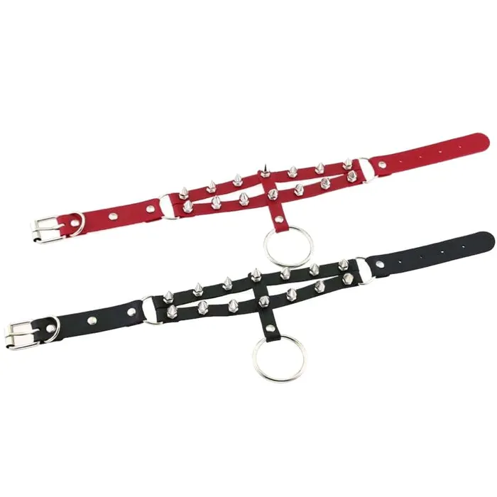 Lovegasm Vibrators Colored Studded Gothic Choker