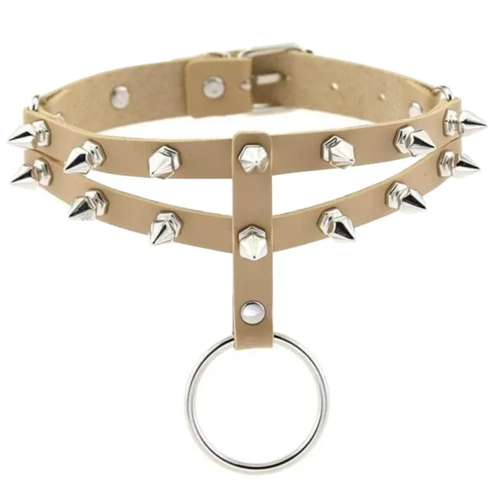 Lovegasm Vibrators Colored Studded Gothic Choker