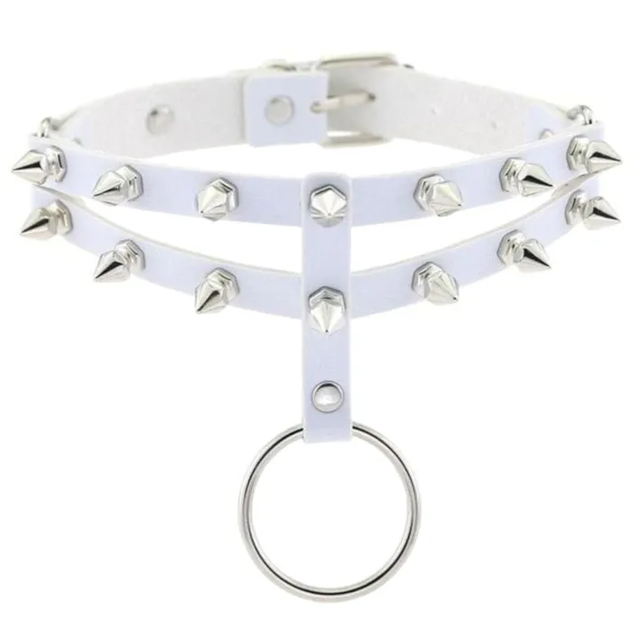 Lovegasm Vibrators Colored Studded Gothic Choker