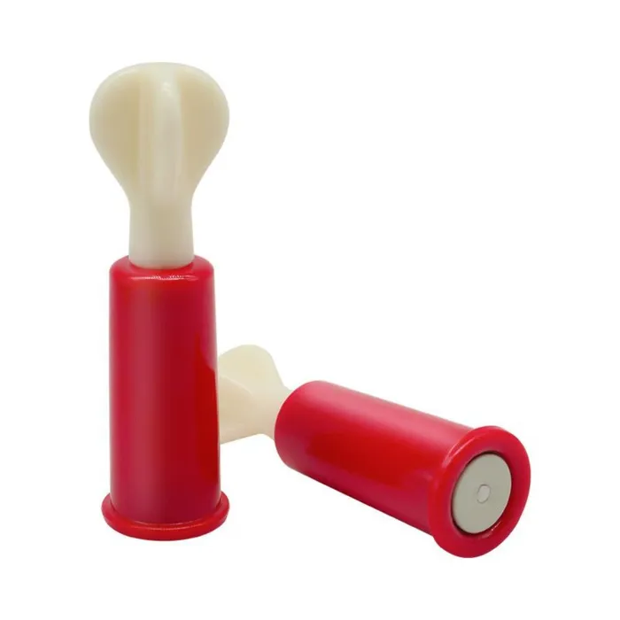 Lovegasm Vibrators Powerful Red Sucker Plastic Nipple Stimulator