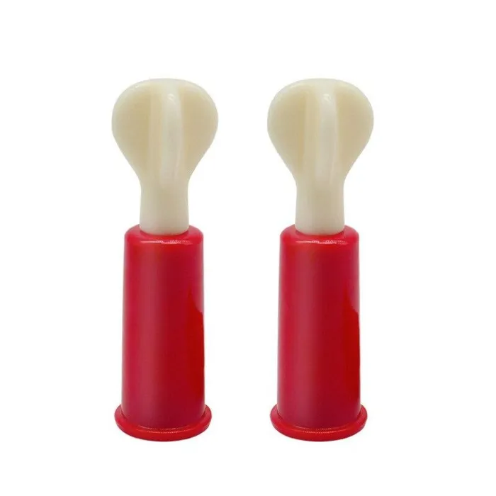 Lovegasm Vibrators Powerful Red Sucker Plastic Nipple Stimulator