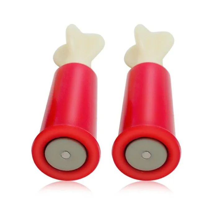 Lovegasm Vibrators Powerful Red Sucker Plastic Nipple Stimulator