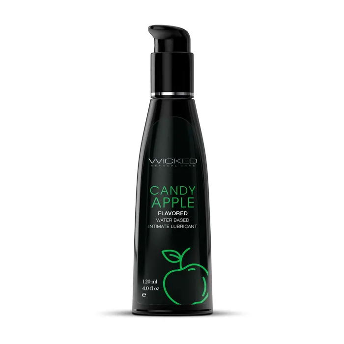 Lubricants Aqua Candy Apple Flavored Water Based Intimate Lubricant 4 Fl Oz Wicked Sensual Care Lubricants Aqua Candy Apple Flavored Water Based Intimate Lubricant 4 Fl Oz Wicked Sensual Care
