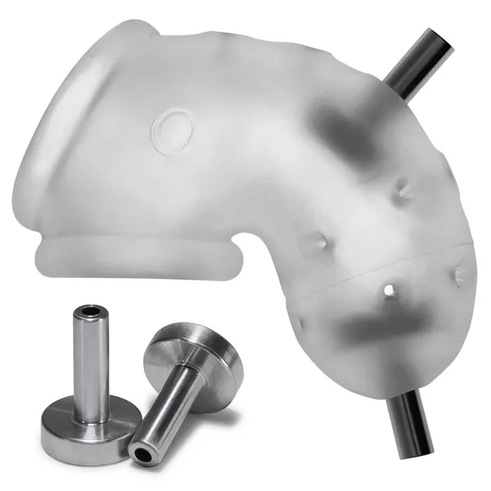 Male Sex Toys Airlock Electro AirLite Vented Chastity With Two 4mm Contacts Clear Ice Sale Specials Male Sex Toys Airlock Electro AirLite Vented Chastity With Two 4mm Contacts Clear Ice Sale Specials