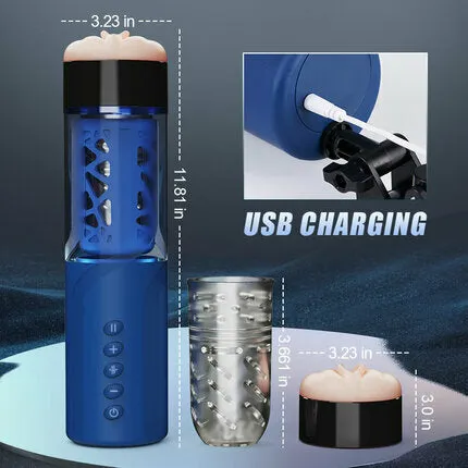 Male Sex Toys Enduro Telescopic Rotation Masturbation Cup AcmeJoy