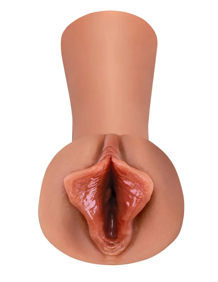 Male Sex Toys PDX Brands Extreme Wet Pussies Luscious Lips Tan