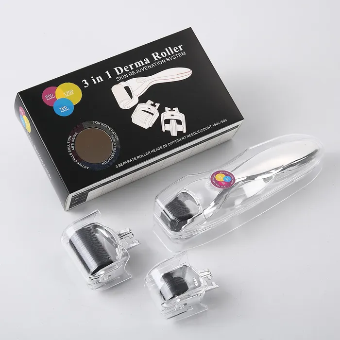 missammy Anal 3 in 1 Microneedle Derma Roller Meso Roller for Acne Scar Freckle Set210
