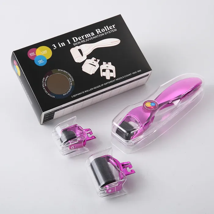 missammy Anal 3 in 1 Microneedle Derma Roller Meso Roller for Acne Scar Freckle Set210