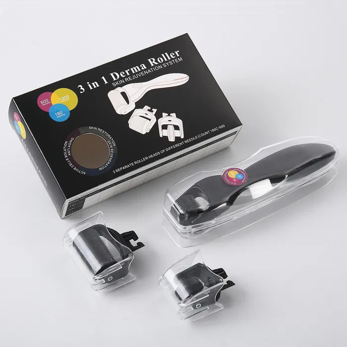 missammy Anal 3 in 1 Microneedle Derma Roller Meso Roller for Acne Scar Freckle Set210