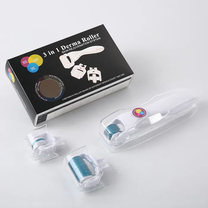 missammy Anal 3 in 1 Microneedle Derma Roller Meso Roller for Acne Scar Freckle Set210
