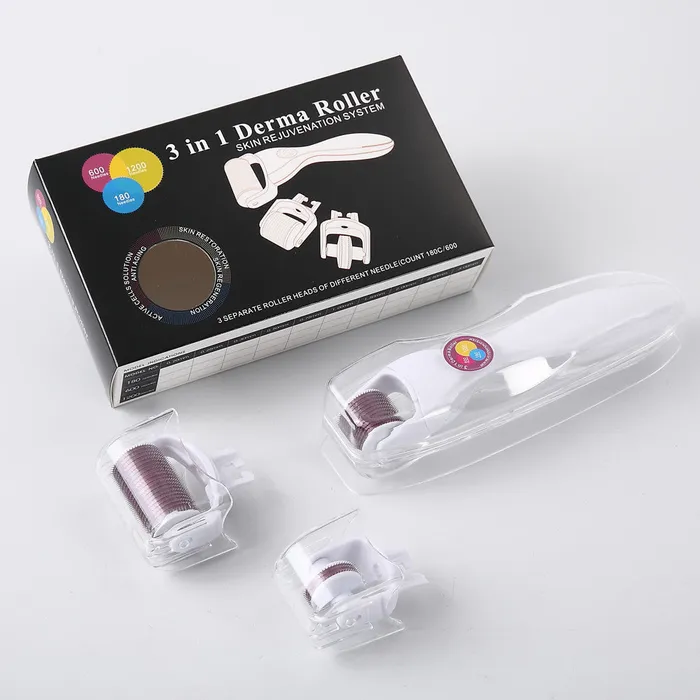 missammy Anal 3 in 1 Microneedle Derma Roller Meso Roller for Acne Scar Freckle Set210