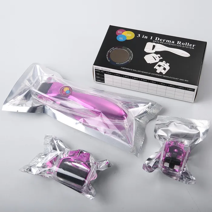 missammy Anal 3 in 1 Microneedle Derma Roller Meso Roller for Acne Scar Freckle Set210