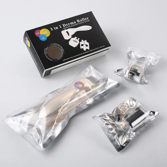 missammy Anal 3 in 1 Microneedle Derma Roller Meso Roller for Acne Scar Freckle Set210