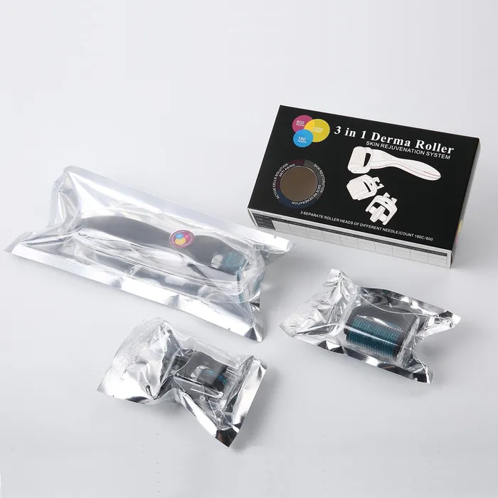 missammy Anal 3 in 1 Microneedle Derma Roller Meso Roller for Acne Scar Freckle Set210