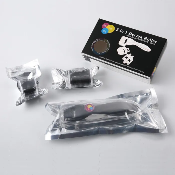 missammy Anal 3 in 1 Microneedle Derma Roller Meso Roller for Acne Scar Freckle Set210