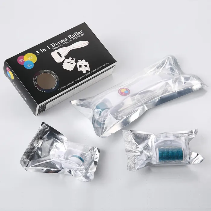 missammy Anal 3 in 1 Microneedle Derma Roller Meso Roller for Acne Scar Freckle Set210