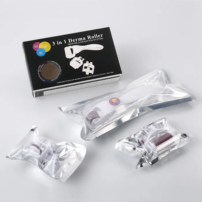 missammy Anal 3 in 1 Microneedle Derma Roller Meso Roller for Acne Scar Freckle Set210