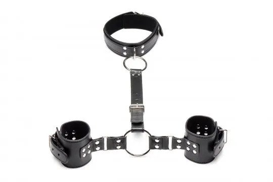 Neck to Wrist Restraints XR Brands Strict Couples