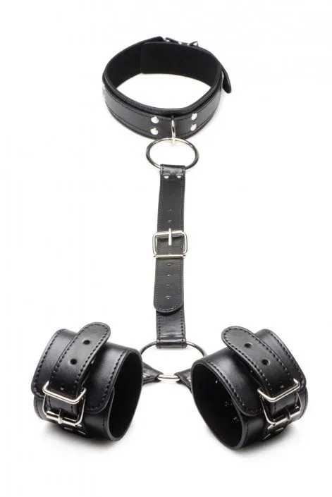 Neck to Wrist Restraints XR Brands Strict Couples