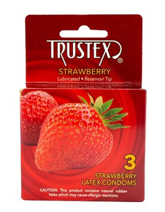 Paradise Marketing Enhancers Trustex Flavored Lubricated Condoms 3 Pack Strawberry Paradise Marketing Enhancers Trustex Flavored Lubricated Condoms 3 Pack Strawberry