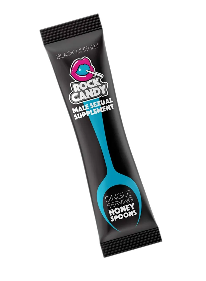 Rock Candy Anal Honey Spoon Male Sexual Supplement Black Cherry 24 Ct Display Rock Candy Anal Honey Spoon Male Sexual Supplement Black Cherry 24 Ct Display