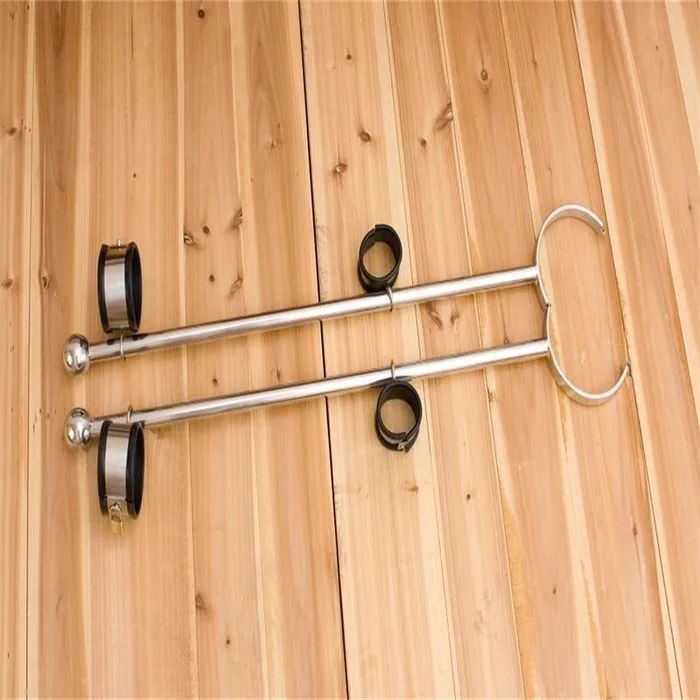 Stainless Ankle Spreader Toy Bar Lovegasm Vibrators