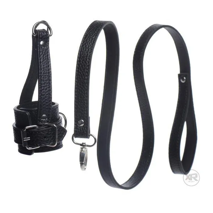 Strict Ball Stretcher With Leash Male Sex Toys