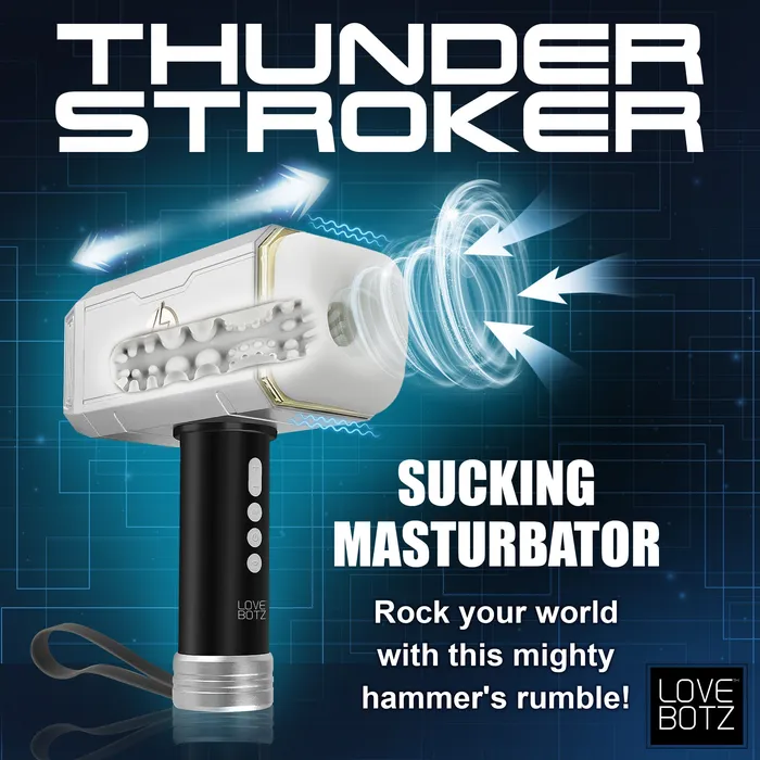 Thunder Stroker Sucking Masturbator LoveBotz Male Sex Toys