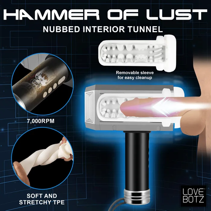 Thunder Stroker Sucking Masturbator LoveBotz Male Sex Toys
