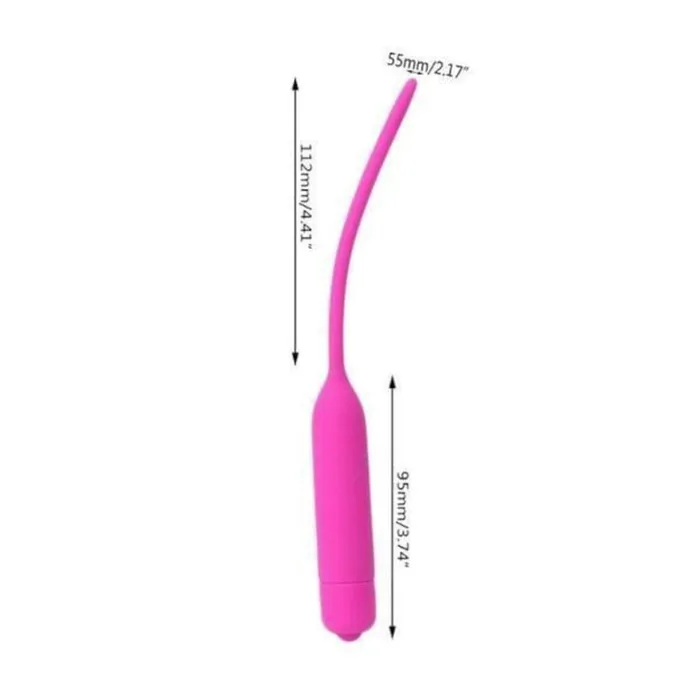 Vibrating Penis Smooth Silicone Plug Lovegasm Male Sex Toys