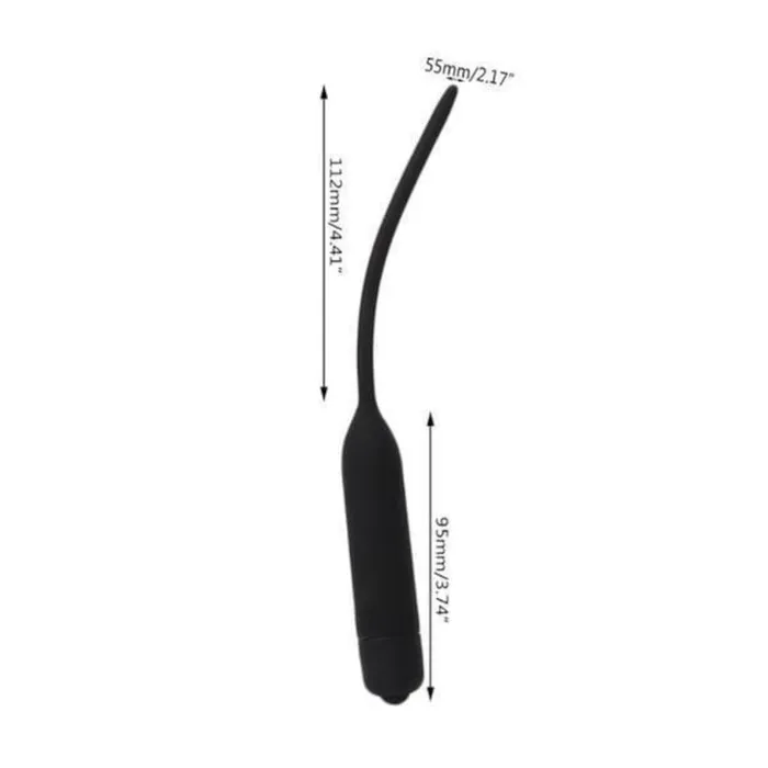 Vibrating Penis Smooth Silicone Plug Lovegasm Male Sex Toys