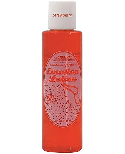 Vibrators Emotion Lotion Strawberry 4 Fl Oz Emotion Lotion
