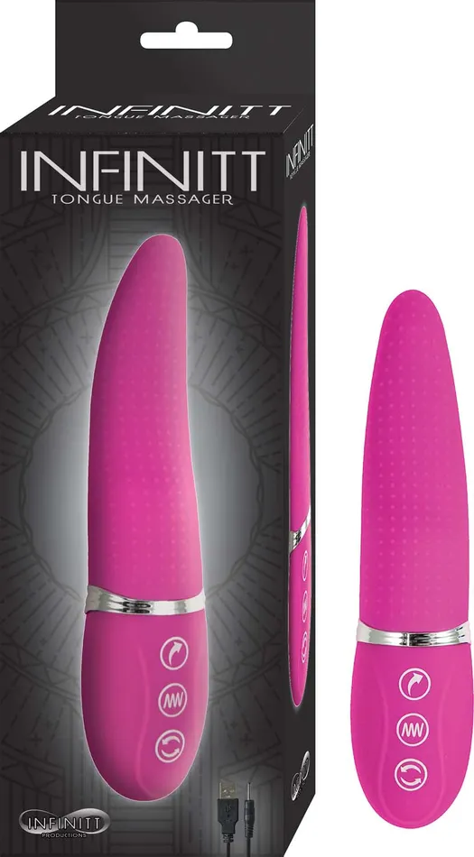 Vibrators Sale Specials Infinitt Tongue Massager Pink