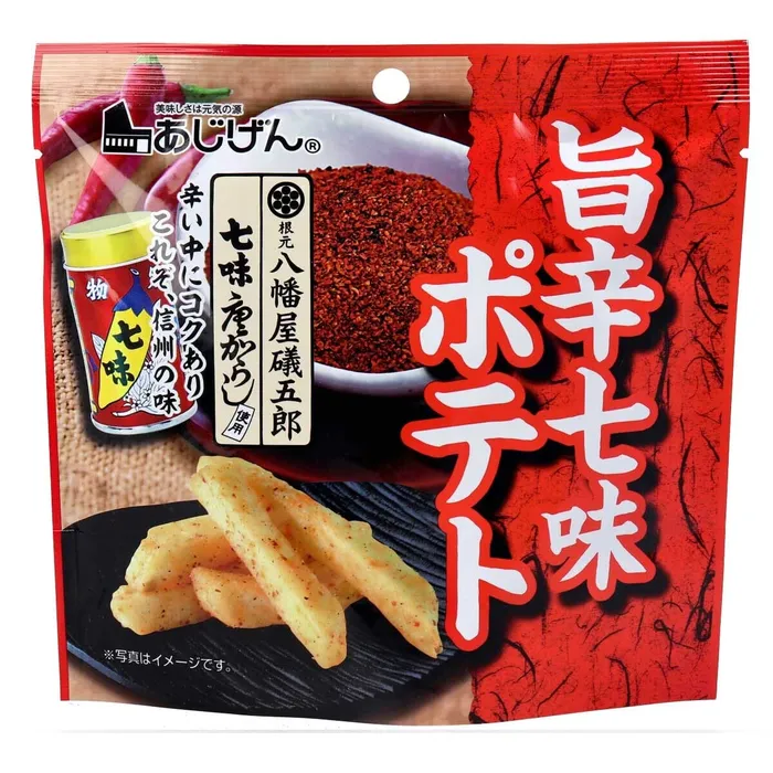 Ajigen Vibrators Ajigen Yahataya Isogoro Spicy Shichimi Potato Snack