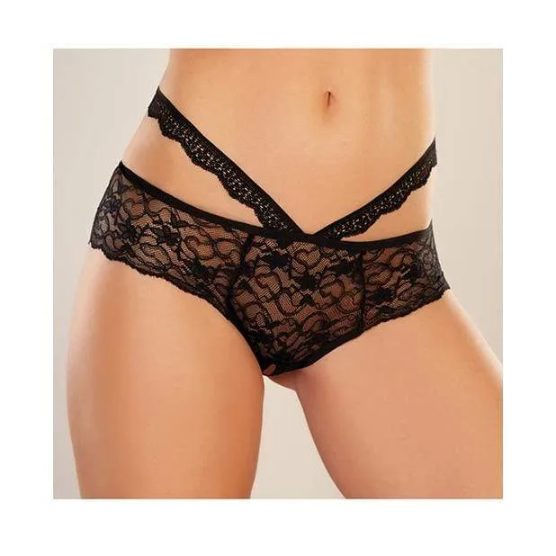 Allure Lingerie Adore Heartbreaker Panty OS Black Allure Lingerie Anal