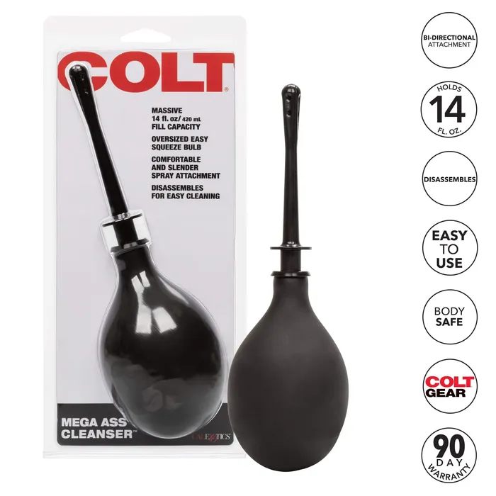 Anal California Exotics California Exotics COLT Mega Ass Anal Douche Cleanser Black