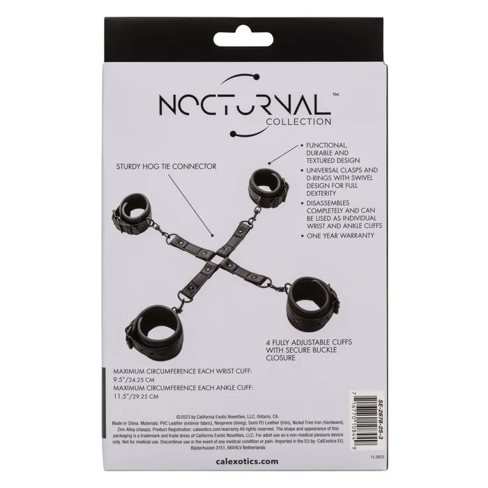 Anal California Exotics California Exotics Nocturnal Collection Hog Tie Black
