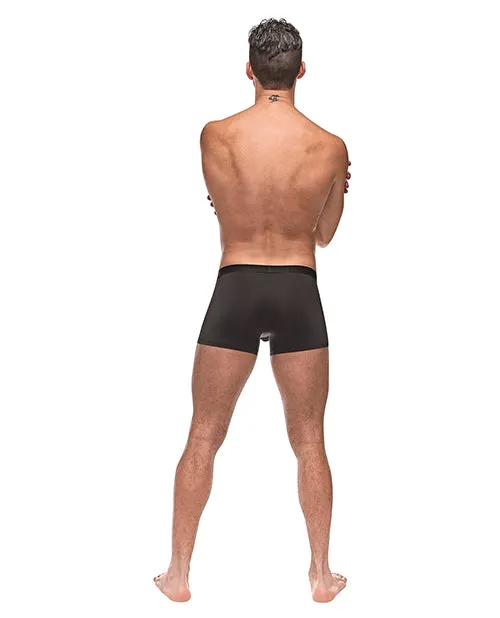 Anal Comme Ci Comme Ca Private Screening Micro Mesh Modal Pot Leaf Black