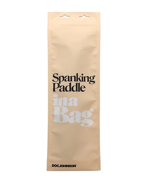 Anal Doc Johnson In A Bag Spanking Paddle Black