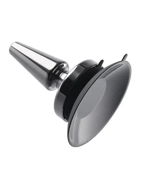 Anal Evolved Novelties INC Evolved Beginner Vibrating Rechargeable Metal Plug Black