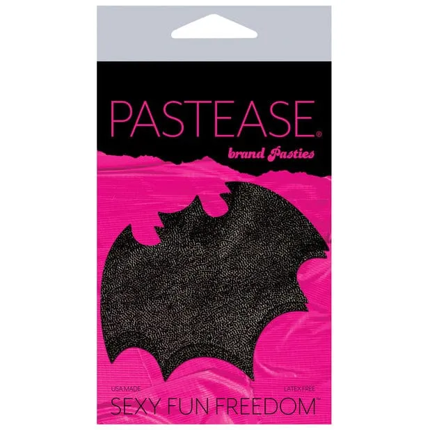 Anal Pastease Premium Liquid Bats Pasties Nipple Covers OS Black Pastease