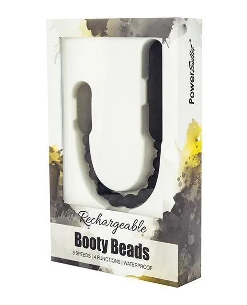 BMS Enterprises Anal Rechargeable Booty Beads Black