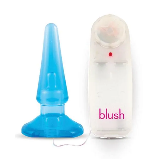 Blush Novelties Blush Novelties B Yours Remote Control Basic Anal Pleaser Plug Blue Anal