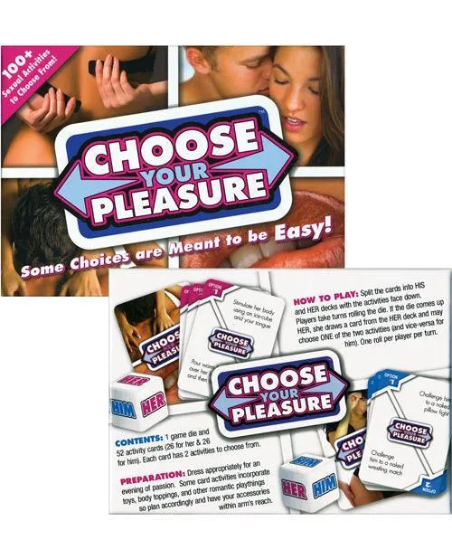 Choose Your Pleasure Game Little Genie Productions LLC Games