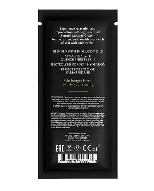 Couples Wicked Sensual Care Wicked Sensual Care Sage Sea Salt Massage Cream
